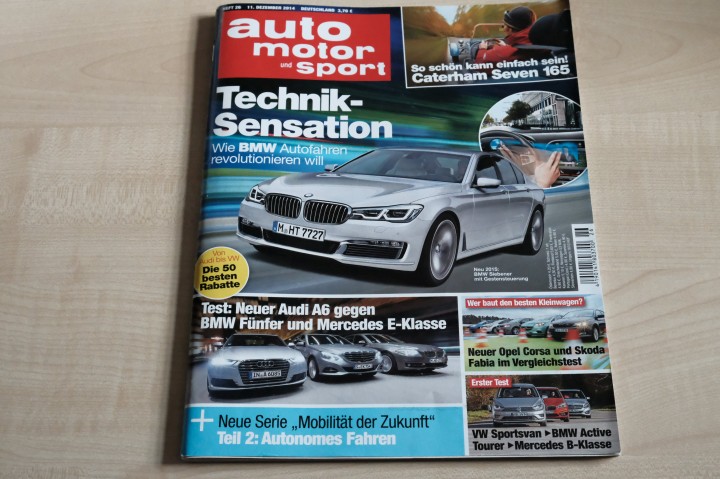 Deckblatt Auto Motor und Sport (26/2014)